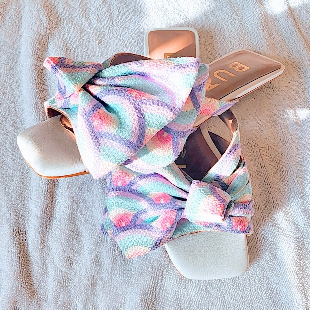Pink and Purple Sandals with Vibrant Style